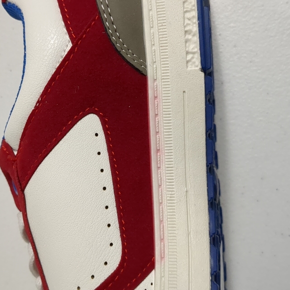 Ecko Unlimited Sneaker Men Size 8 White & Red Low Top Athletic Running Sneakers - Picture 5 of 8
